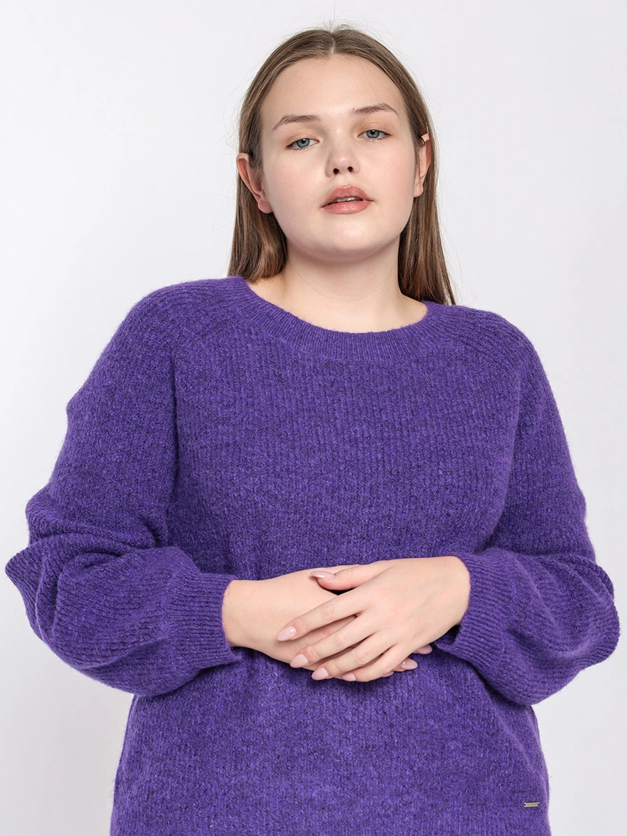Джемпер фиолетового цвета с рукавами-реглан